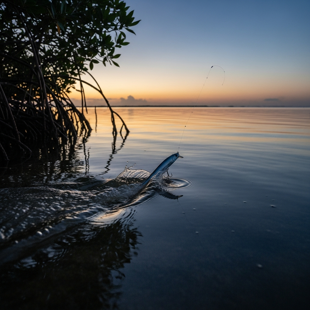 Why Redfish Hit Topwater Better at Low Light